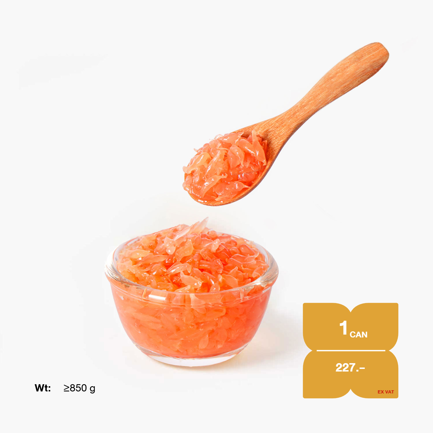 ท็อปปิ้ง SYNOVA : เนื้อเกรปฟรุ๊ตในไซรัป (กระป๋อง)